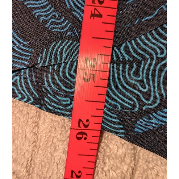 RipSkirt Hawaiian Hibiscus Floral‎ Print Sarong Skirt Cover Up Blue L/G - Picture 7 of 9